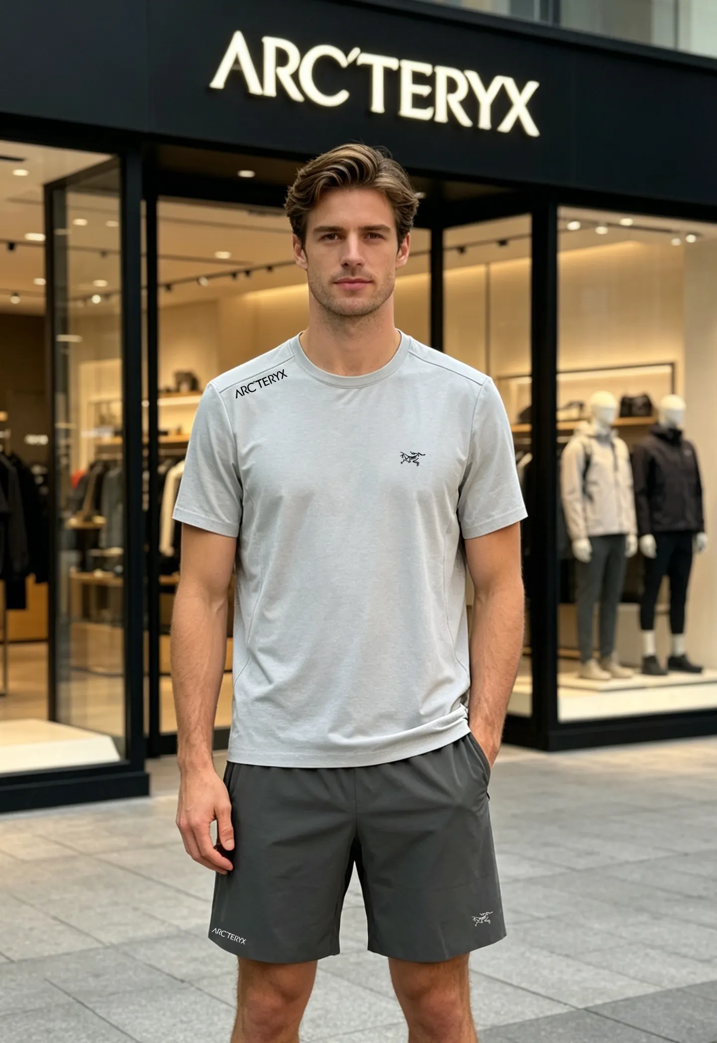 190。 195 ⚜️ARC'TERYX 🐦 T . . ！ T . Breathable . . 。 ， ！ ！ ！Classic . . ， ， ～ ：Black.Light Gray.White.Green.Sizes：M-3XL ！（4XL ）175/140 L